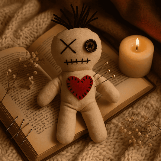 Finished creepy cute plush from sewing tutorial – beginner project