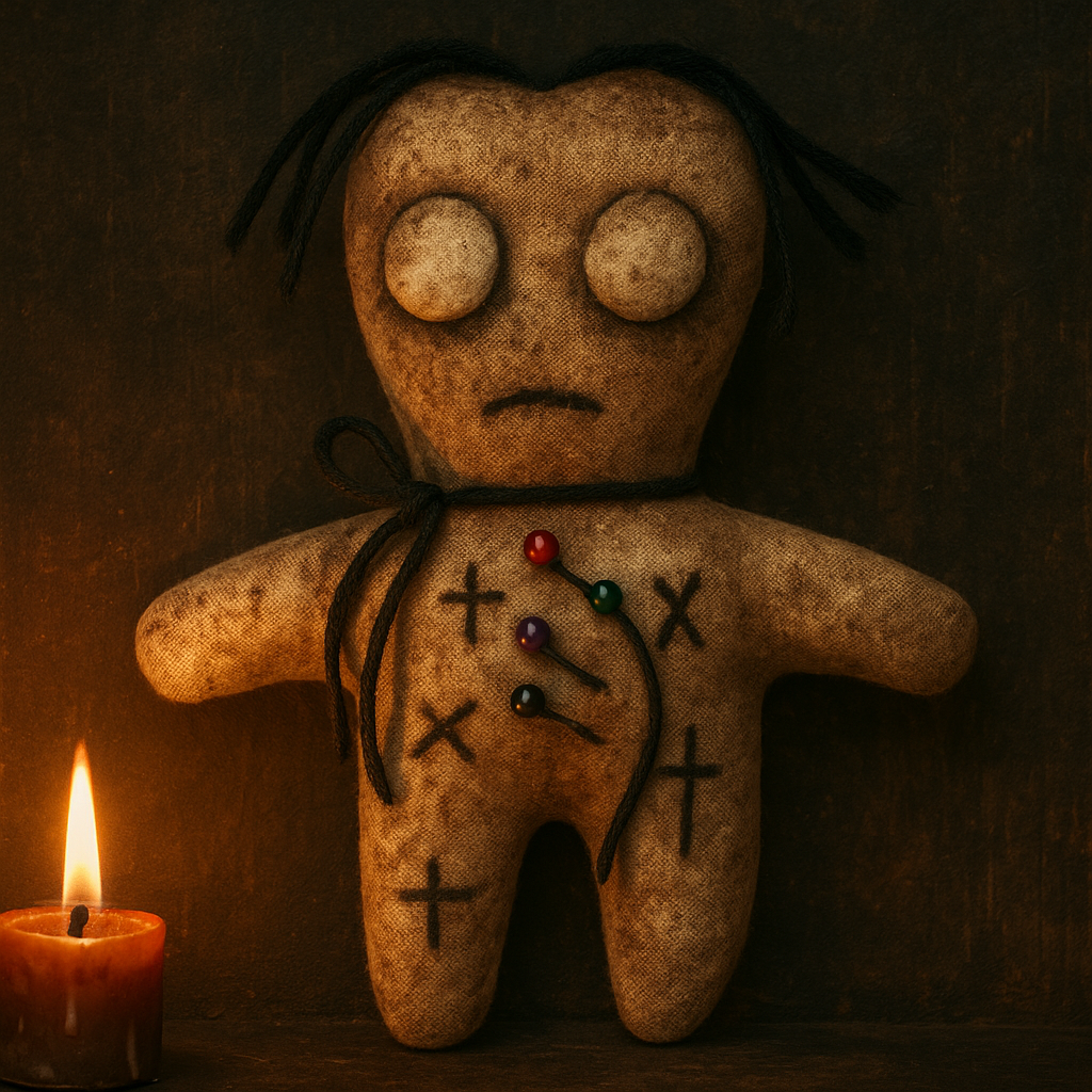 Voodoo Doll PDF Sewing Pattern – Creepy Cute Voodoo Tutorial – Beginner Friendly Template – Instant Download